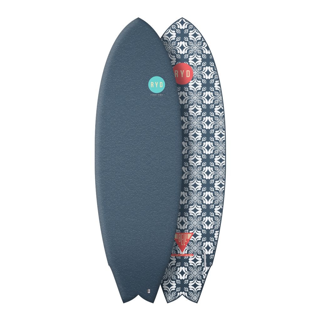 RYD Everyday Soft Surfboard 7ft 0 Package - Aqua